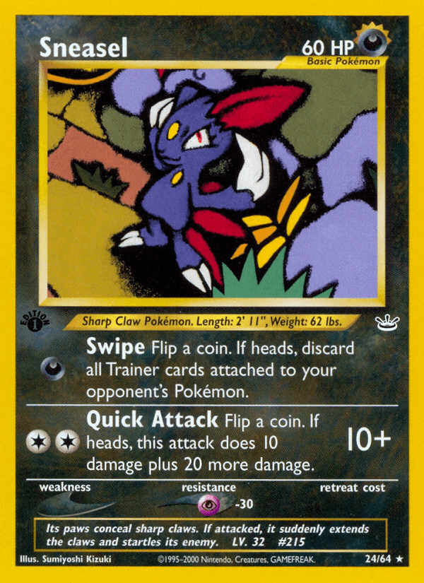Sneasel from Neo Revelation