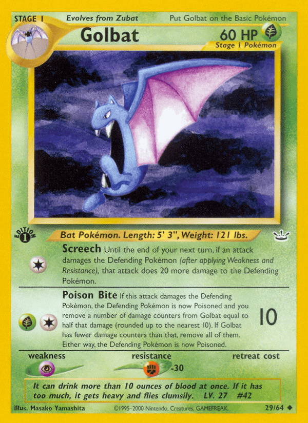 Golbat from Neo Revelation