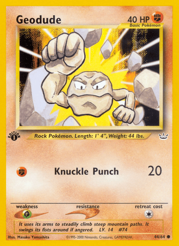 Geodude from Neo Revelation
