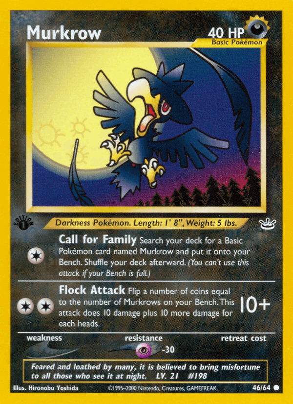 Murkrow from Neo Revelation