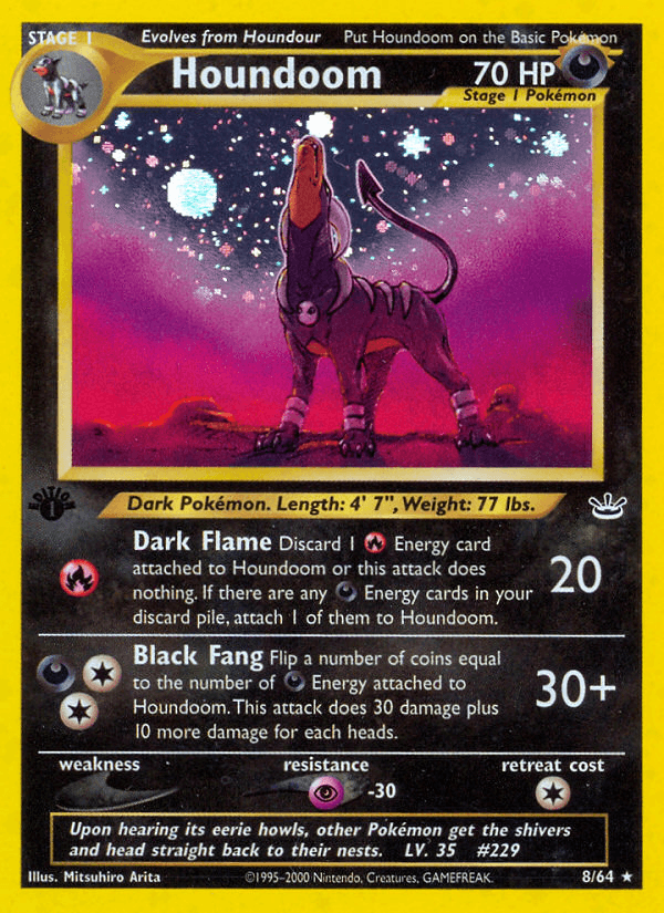Houndoom from Neo Revelation