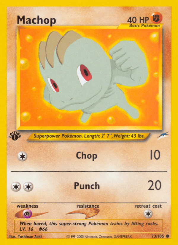 Machop from Neo Destiny