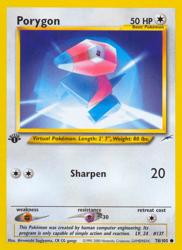 Porygon from Neo Destiny