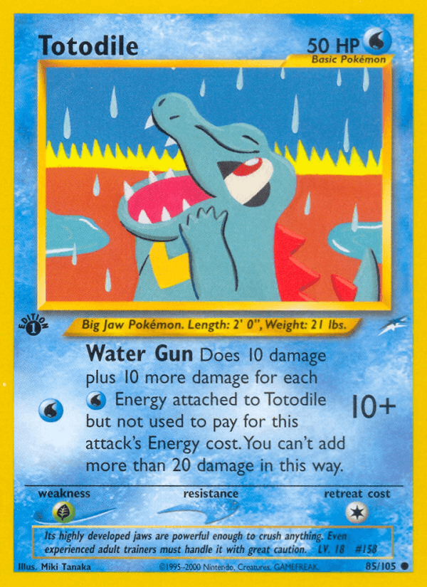 Totodile from Neo Destiny
