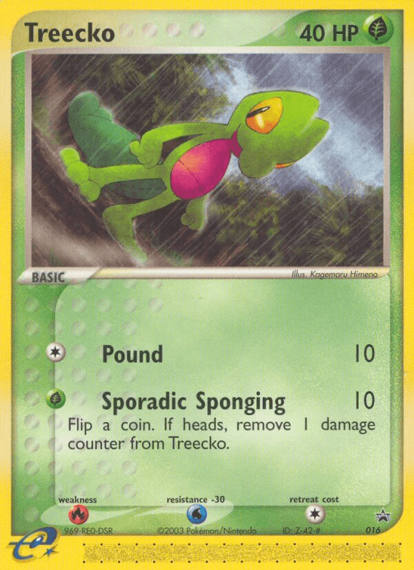 Treecko from Nintendo Black Star Promos