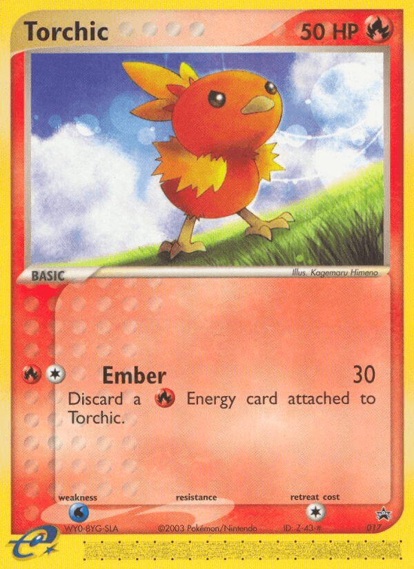 Torchic from Nintendo Black Star Promos