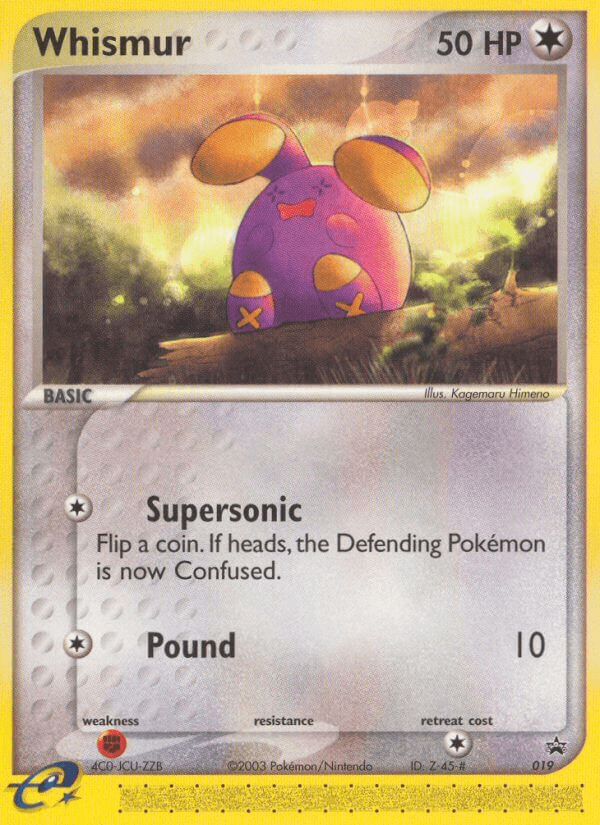 Whismur from Nintendo Black Star Promos