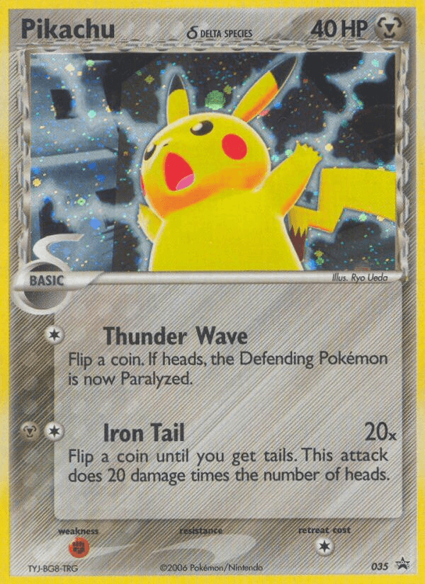 Pikachu δ from Nintendo Black Star Promos