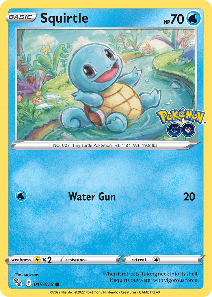 Squirtle from Pokémon GO