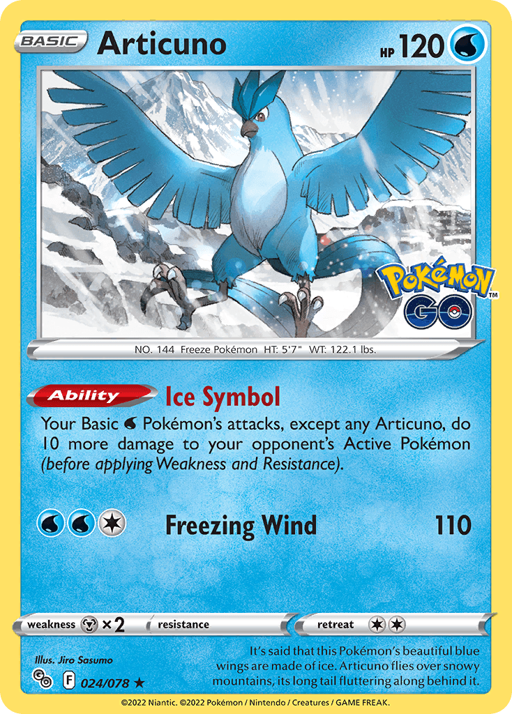 Articuno from Pokémon GO
