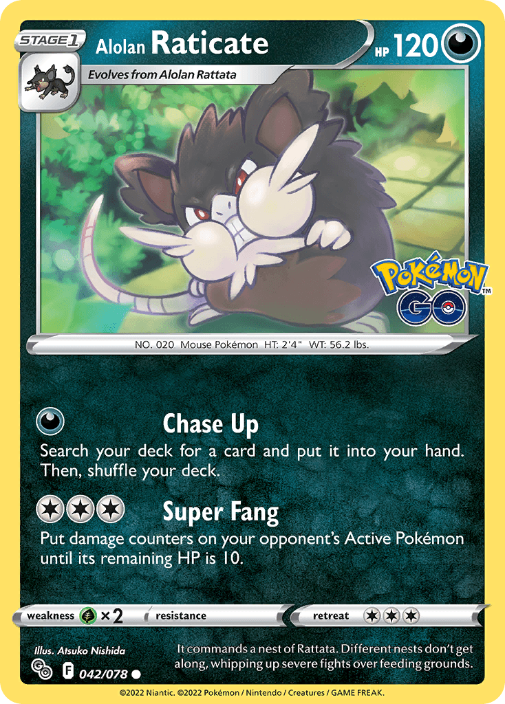 Alolan Raticate from Pokémon GO