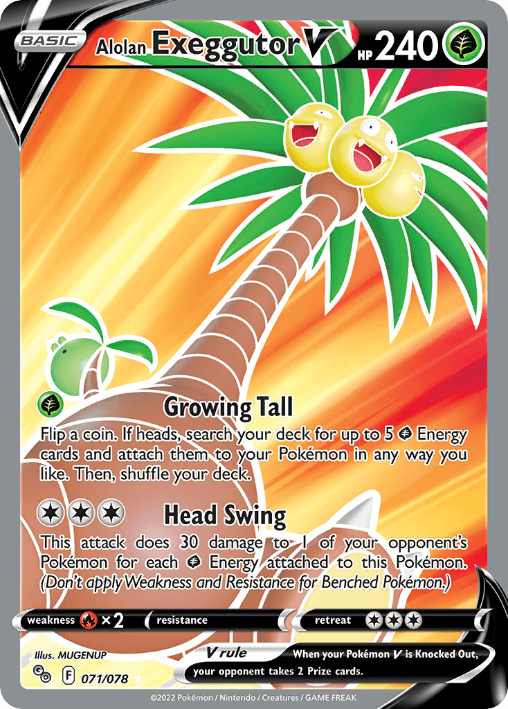 Alolan Exeggutor V from Pokémon GO