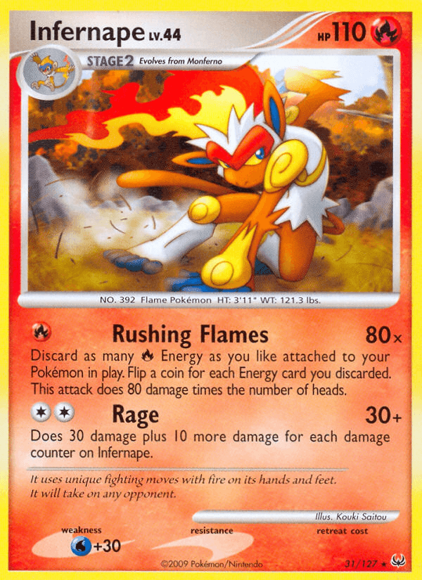 Infernape from Platinum