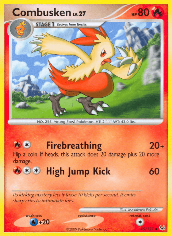 Combusken from Platinum