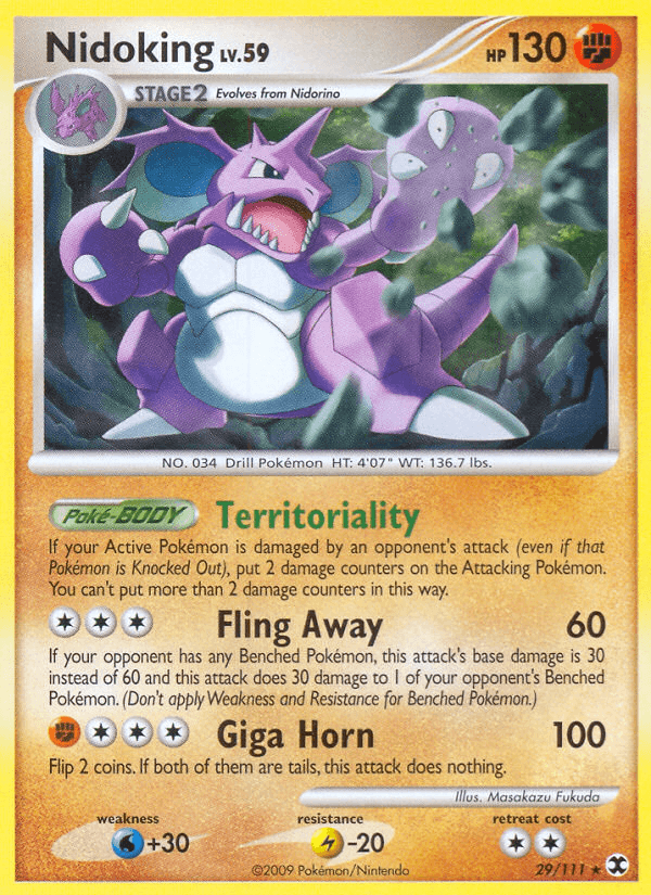 Nidoking from Rising Rivals