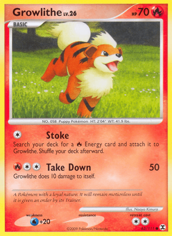 Growlithe from Rising Rivals