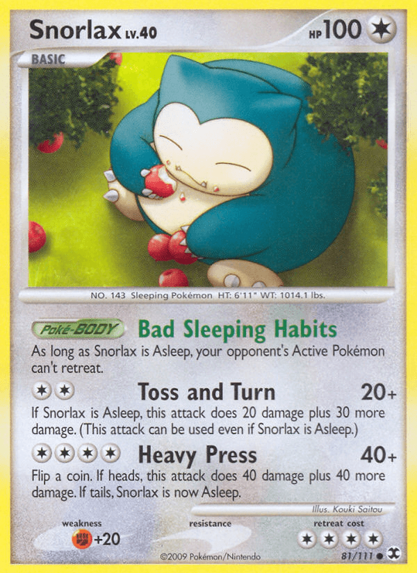 Snorlax from Rising Rivals