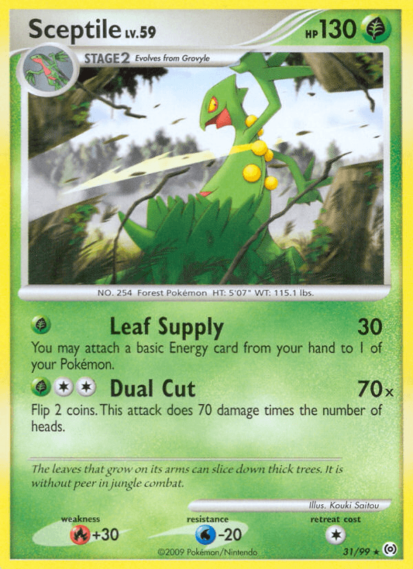 Sceptile from Arceus