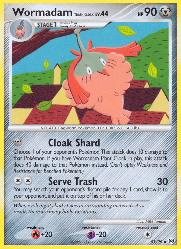 Wormadam Trash Cloak from Arceus