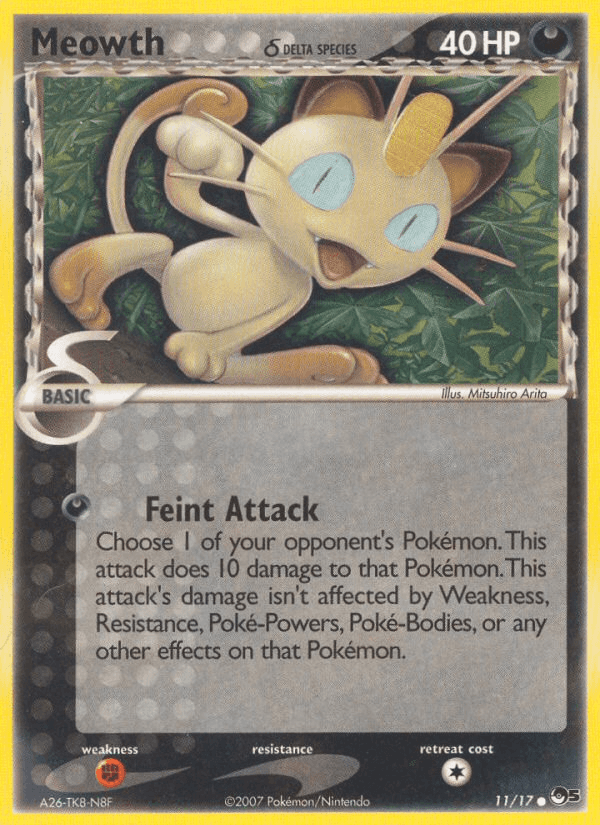 Meowth δ from POP Series 5