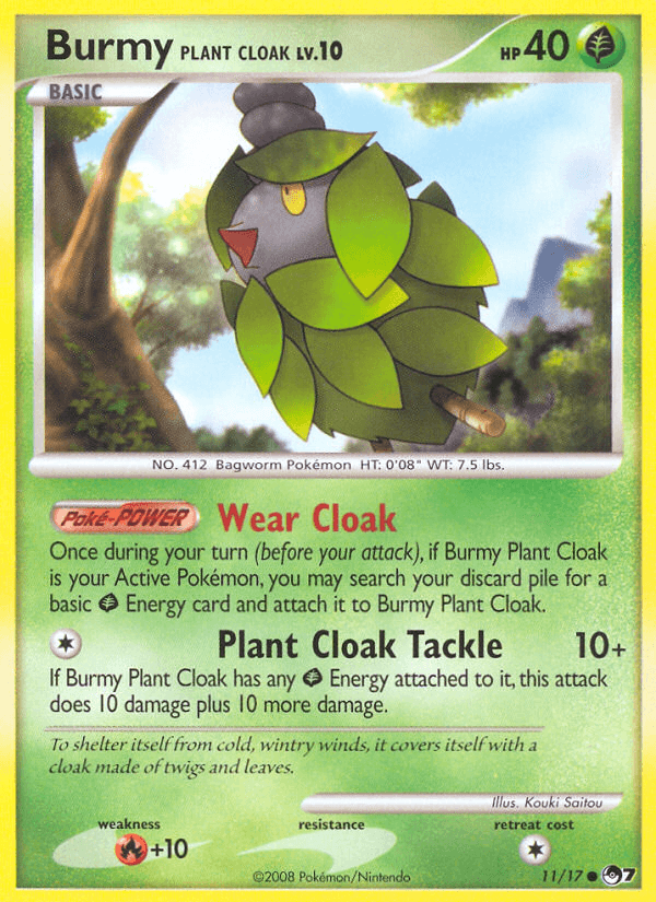 Burmy Plant Cloak from POP Series 7