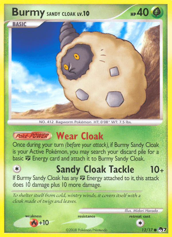 Burmy Sandy Cloak from POP Series 7
