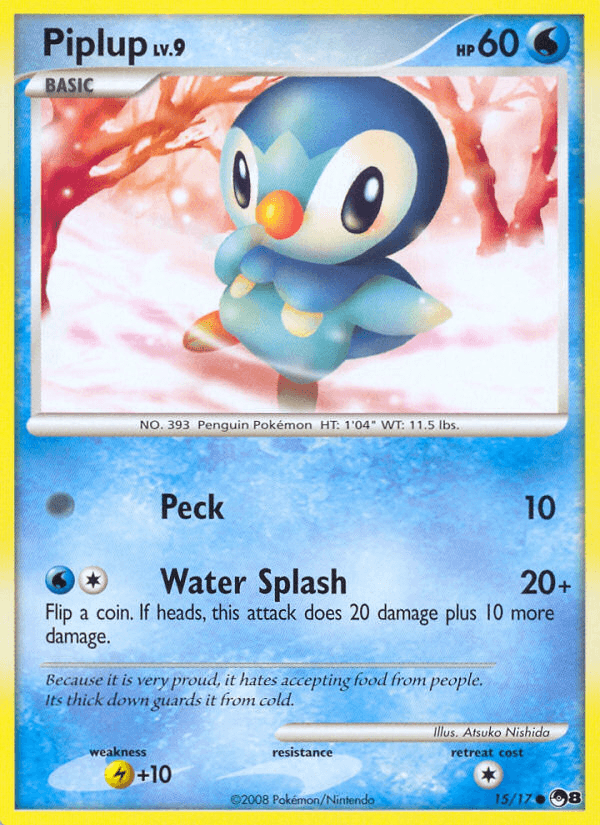 Piplup from POP Series 8