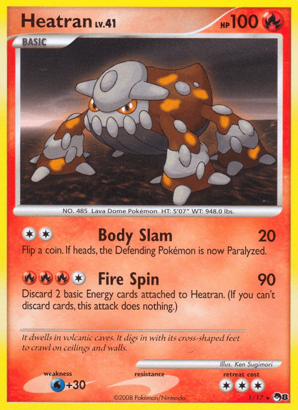 Heatran from POP Series 8