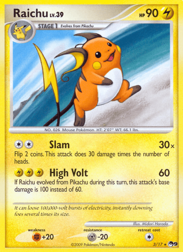 Raichu from POP Series 9