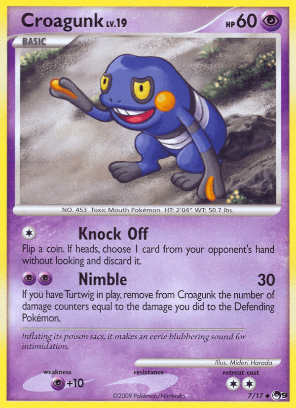 Croagunk from POP Series 9