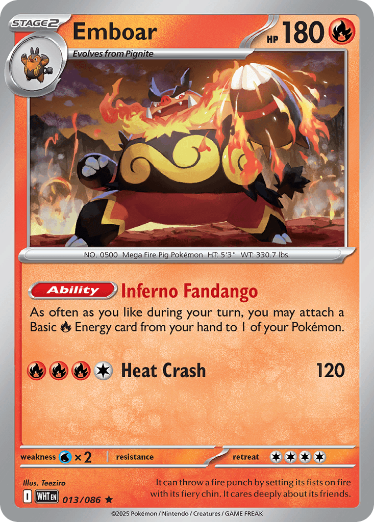 Emboar from White Flare