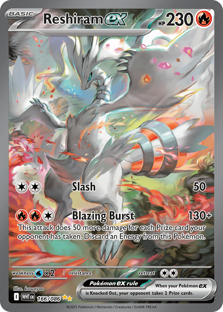 Reshiram ex from White Flare