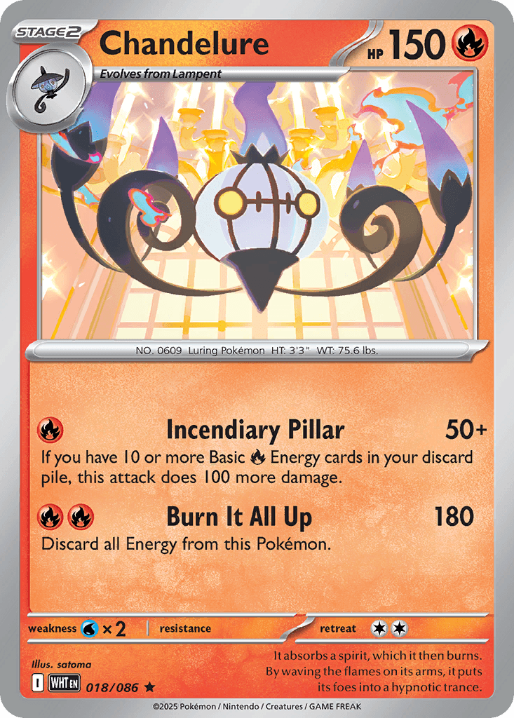 Chandelure from White Flare