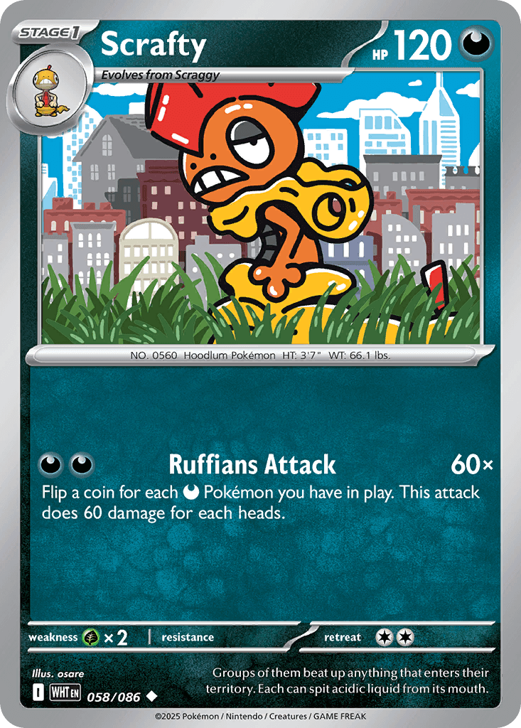 Scrafty from White Flare