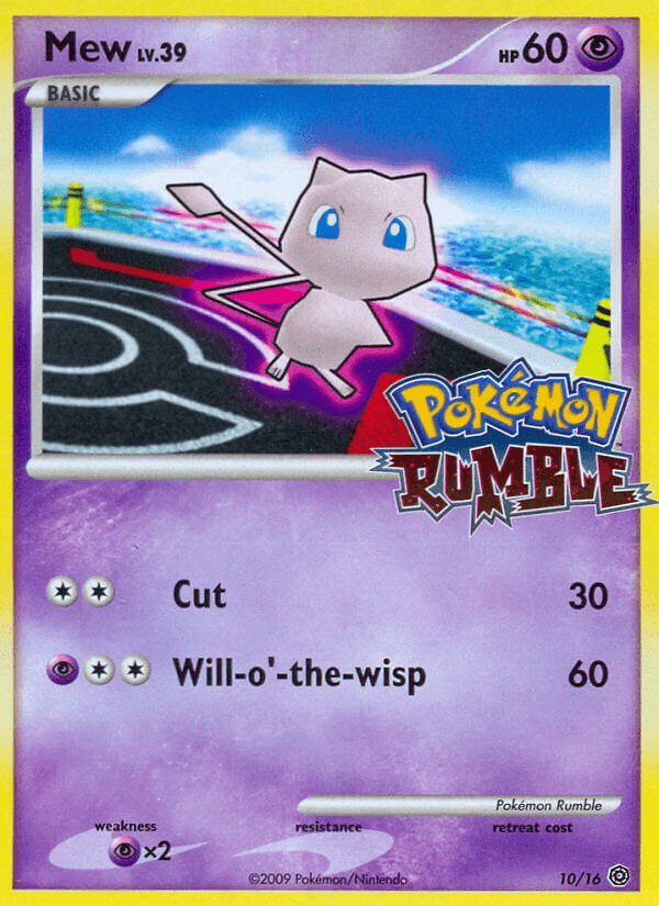 Mew from Pokémon Rumble