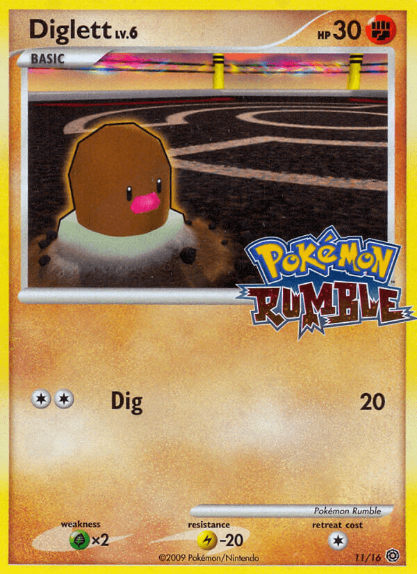 Diglett from Pokémon Rumble