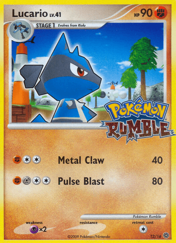 Lucario from Pokémon Rumble