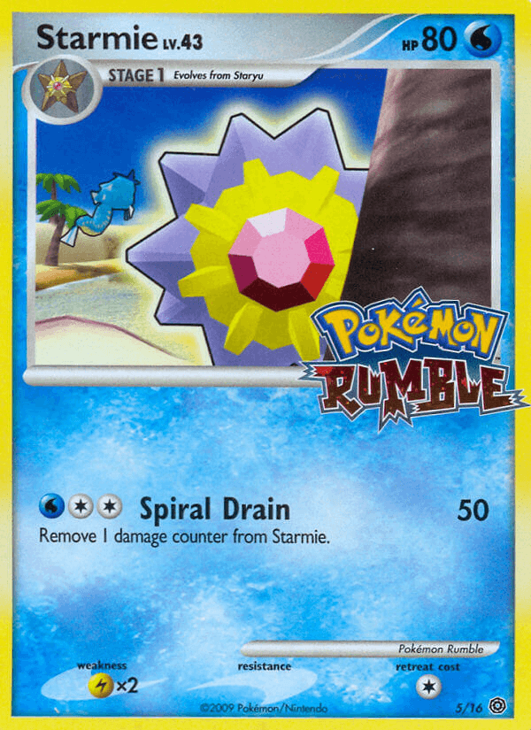 Starmie from Pokémon Rumble