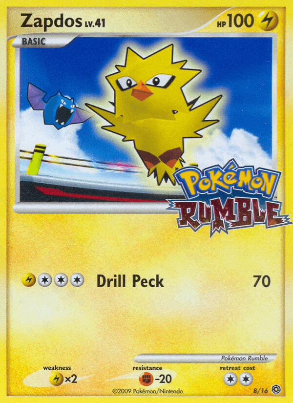 Zapdos from Pokémon Rumble