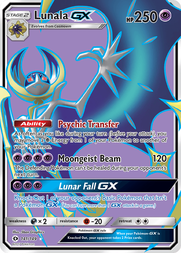Lunala-GX from Sun & Moon