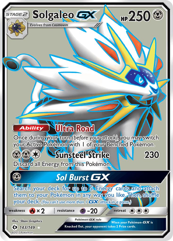 Solgaleo-GX from Sun & Moon