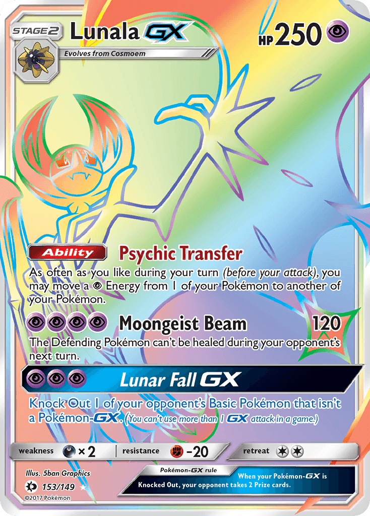 Lunala-GX from Sun & Moon