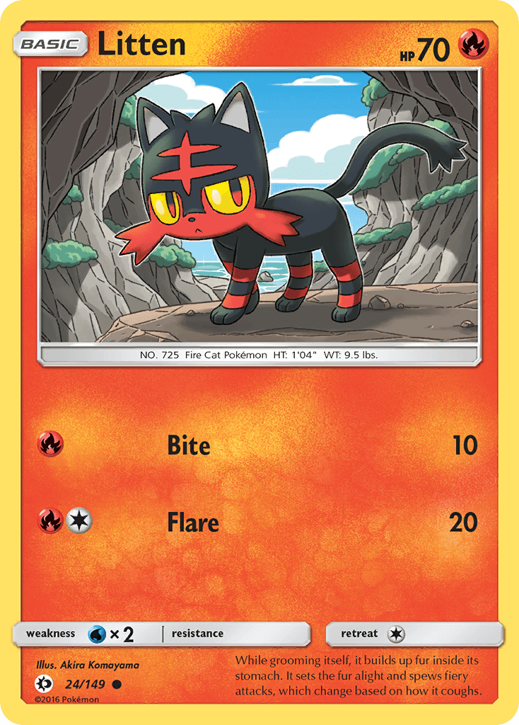 Litten from Sun & Moon