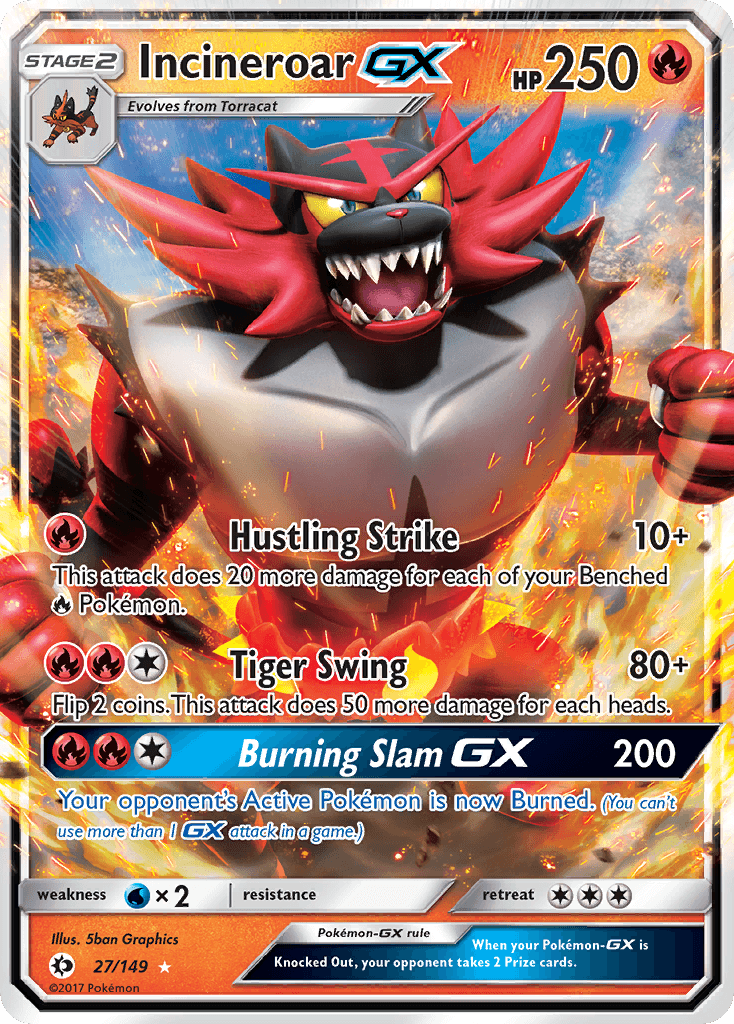 Incineroar-GX from Sun & Moon