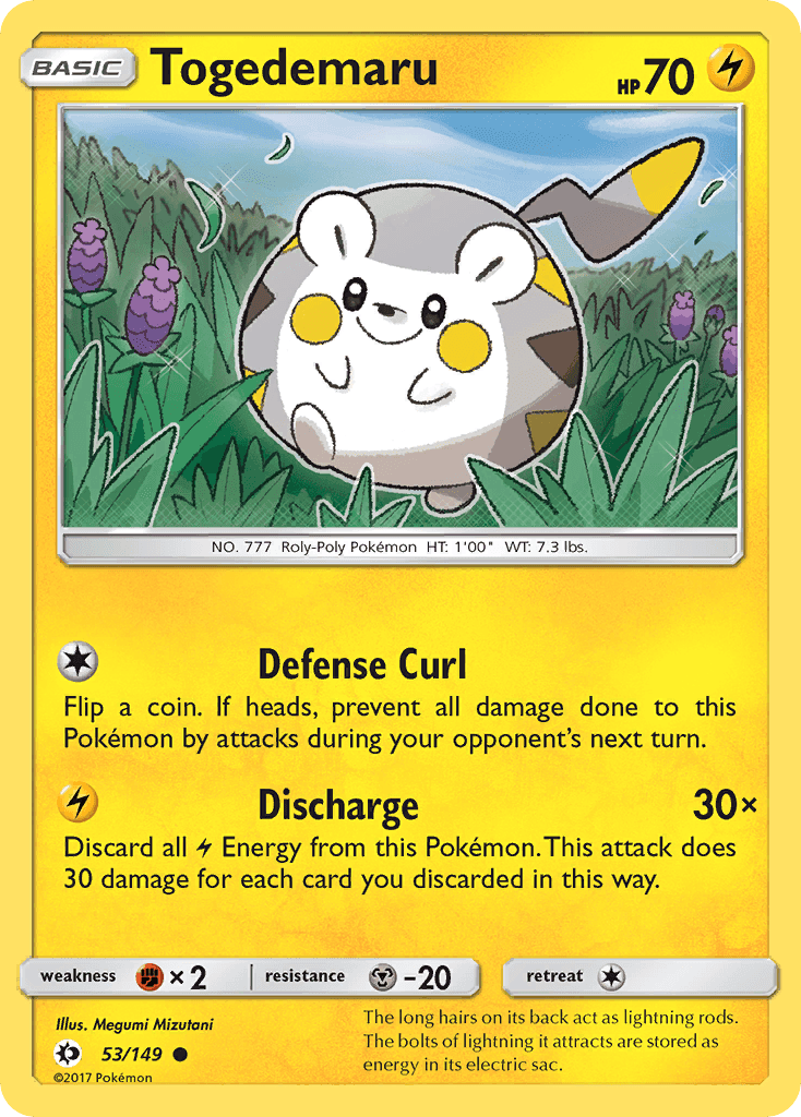 Togedemaru from Sun & Moon