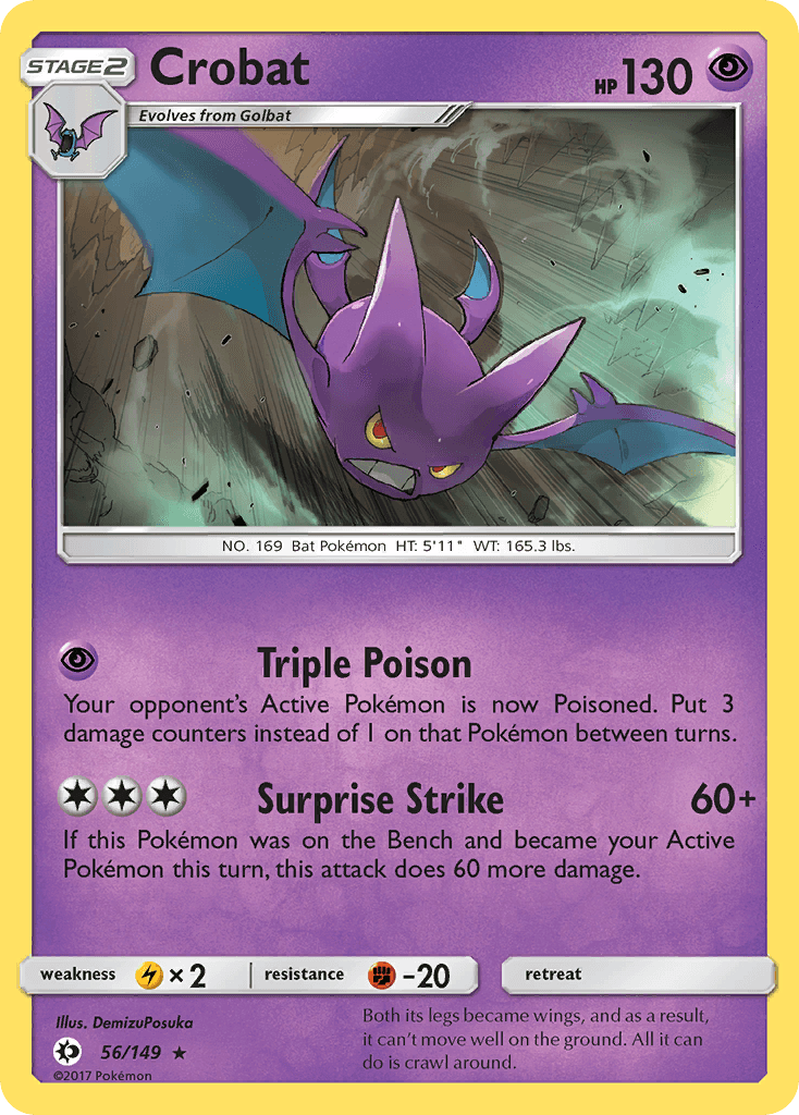 Crobat from Sun & Moon