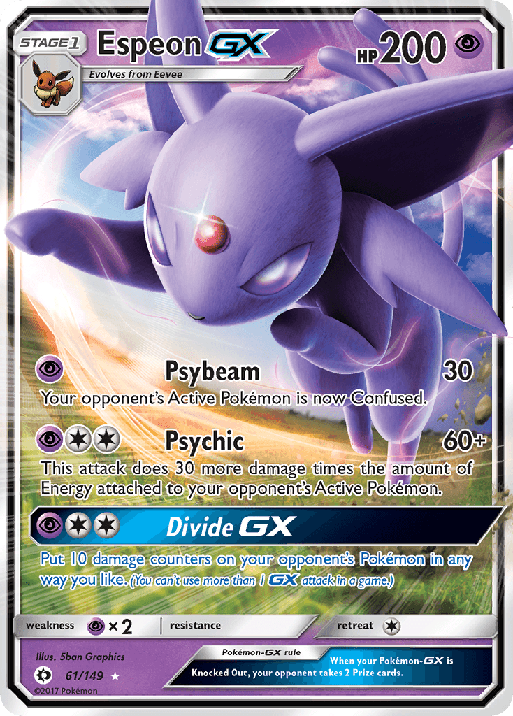 Espeon-GX from Sun & Moon