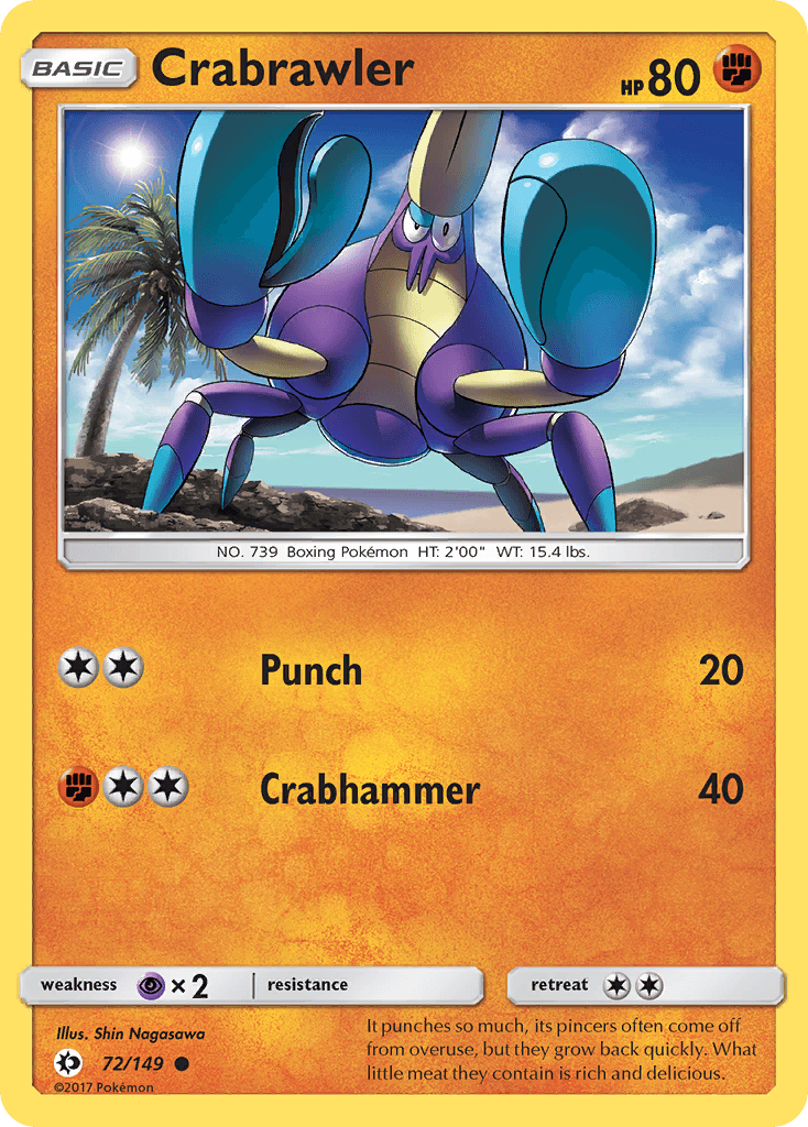 Crabrawler from Sun & Moon