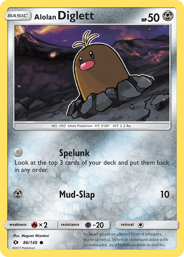 Alolan Diglett from Sun & Moon