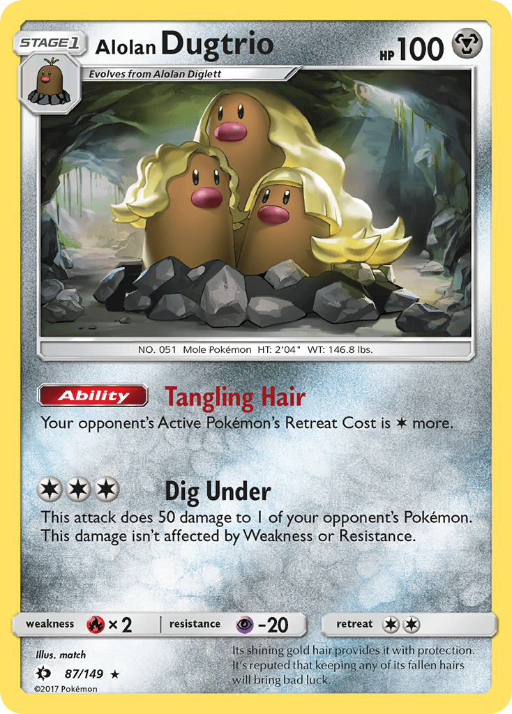 Alolan Dugtrio from Sun & Moon